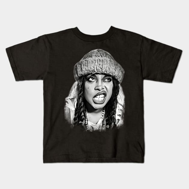 Erykah Badu !! Kids T-Shirt by Bunagemoy